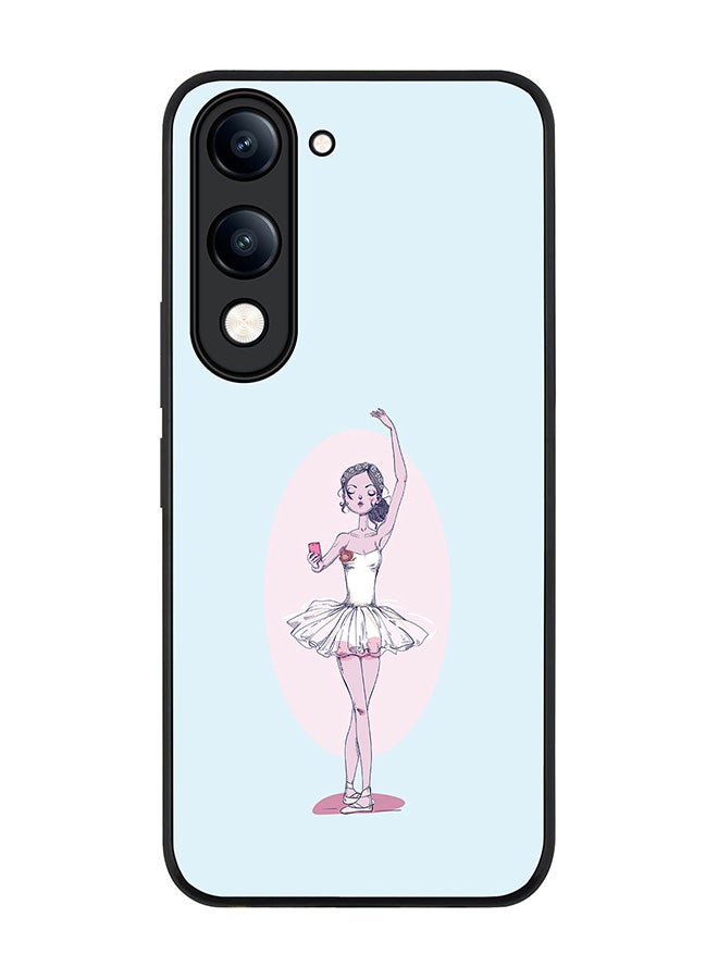 For vivo Y04 / Y29t 5G Case,Slim fit Camera Protection, Shockproof Thin Phone cover  - Twirling Ballerina